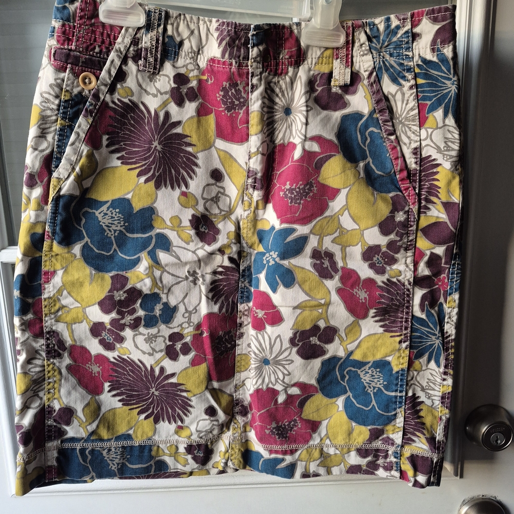 Eddie Bauer Beige Cotton Skirt